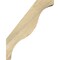 Ekena Millwork 6"W x 16"D x 20"H Funston Rough Sawn Knee Brace, Douglas Fir BRC06X16X20FST00RDF - alternate 2